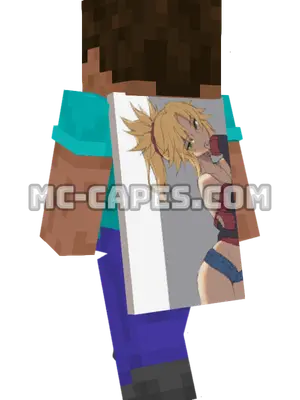 Mordred Sweater Minecraft cape worn on a player