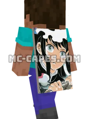 Muichirou Tokitou Minecraft cape worn on a player