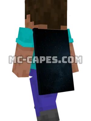 Night Sky Stars Minecraft cape worn on a player