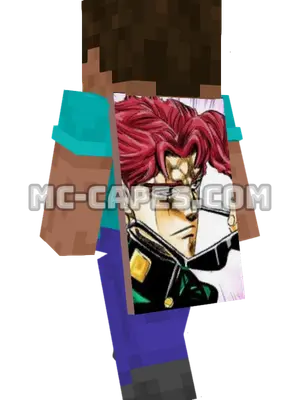 Noriaki Kakyouin Minecraft cape worn on a player