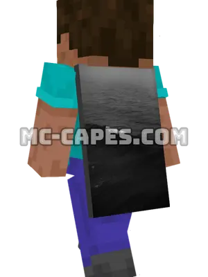 Ocean Wave Minecraft cape worn on a player
