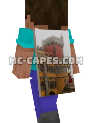 Pena Palace Minecraft cape worn on a player