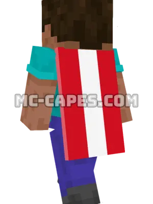 Peru Flag Minecraft cape worn on a player