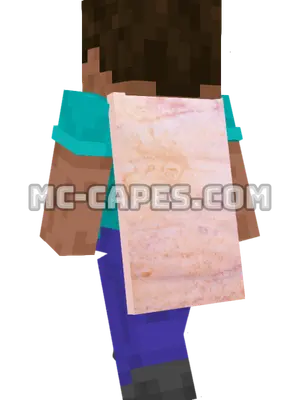 Pink Marble Texture Minecraft cape worn on a player