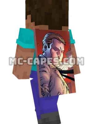 Question Minecraft cape worn on a player