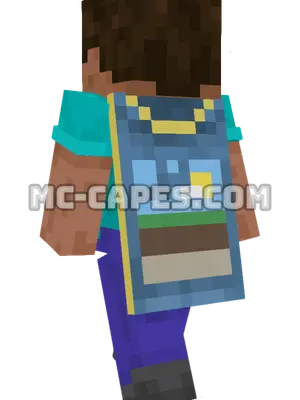 Realms Mapmaker Minecraft cape worn on a player