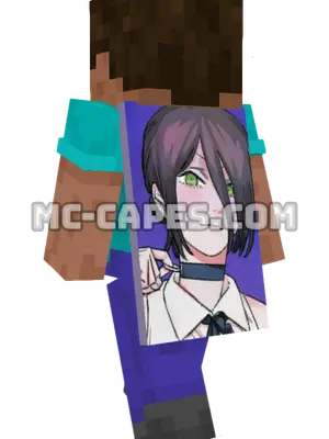 Reze Minecraft cape worn on a player