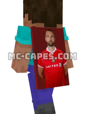 Rodri Minecraft cape worn on a player