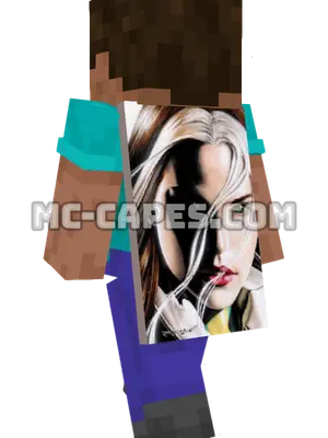 Rogue Minecraft cape worn on a player