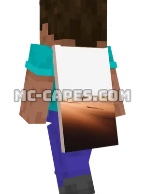 Saharan Dunes Minecraft cape worn on a player