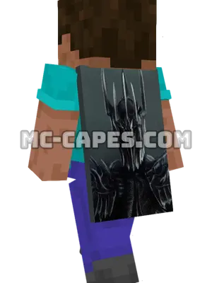 Sauron Minecraft cape worn on a player