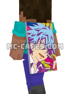 Shun Kaidou Minecraft cape worn on a player