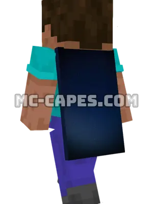 Starry Night Sky Minecraft cape worn on a player