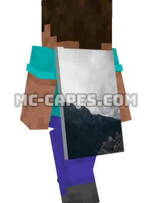 Tatra Mountain Minecraft cape worn on a player