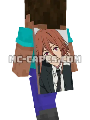 Tenshi no Akuma Minecraft cape worn on a player