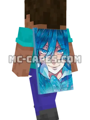 Vanitas Minecraft cape worn on a player