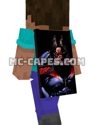 Warpath Minecraft cape worn on a player