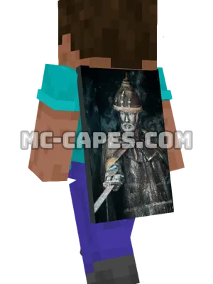Warrior Armor Minecraft cape worn on a player