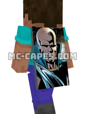Watcher Minecraft cape worn on a player