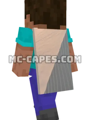 Wavy Sand Minecraft cape worn on a player