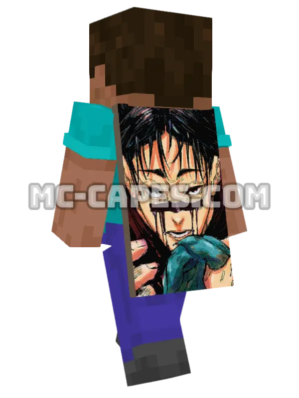 Chousou Minecraft cape worn on a player, seen from behind