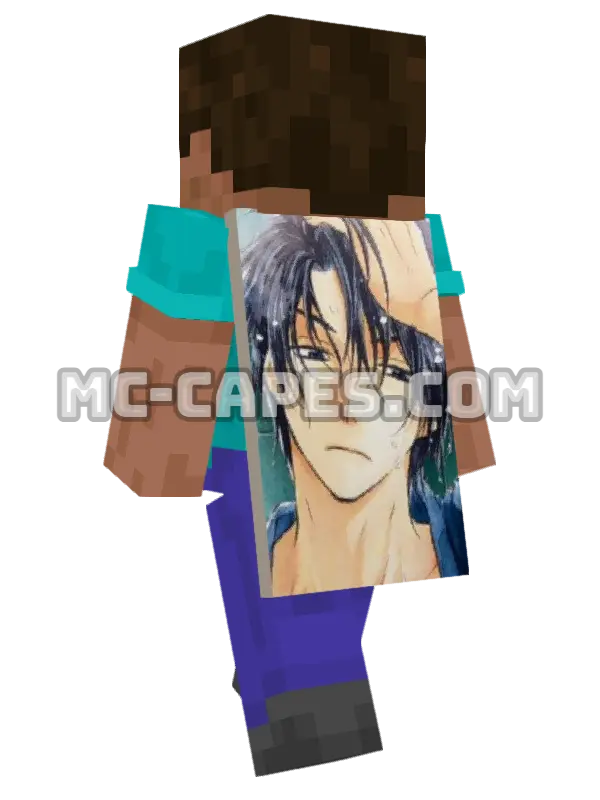 Hak Son Minecraft cape worn on a player, seen from behind