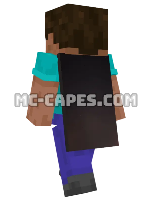 Starry Night Sky Minecraft cape worn on a player, seen from behind